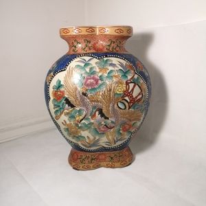Oriental antique  floral vase home decor ceramics